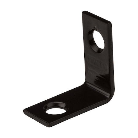 National Hardware National Hardware 1 in. H X 0.5 in. W X 0.07 in. D Black Steel Inside Corner Brace N266-479